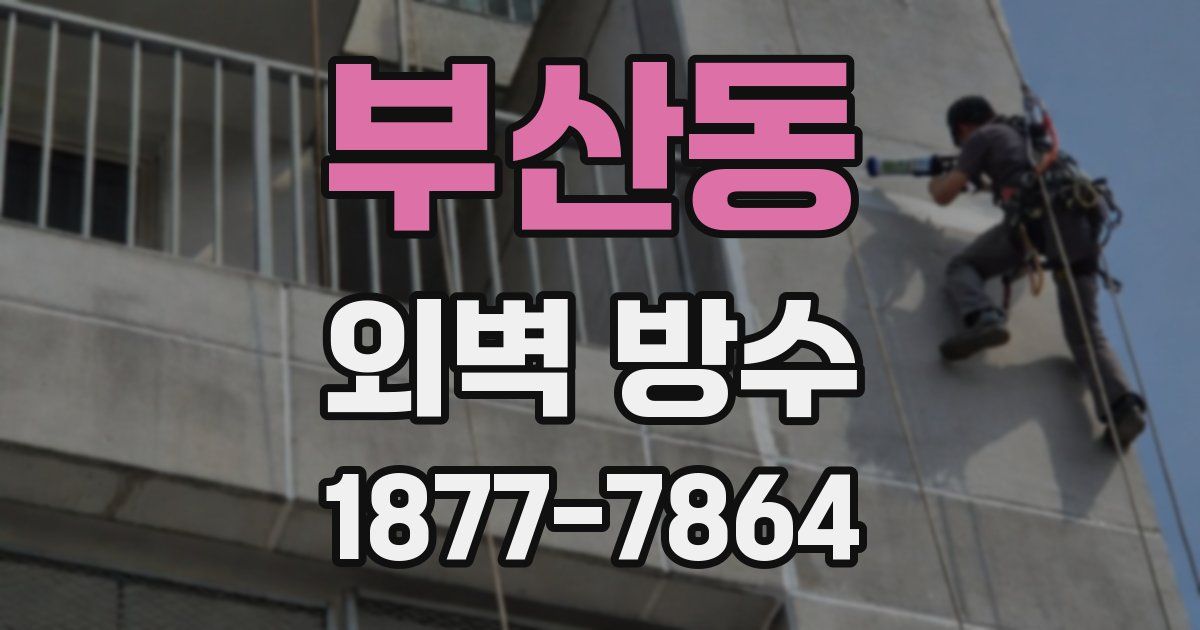 부산동 외벽 방수