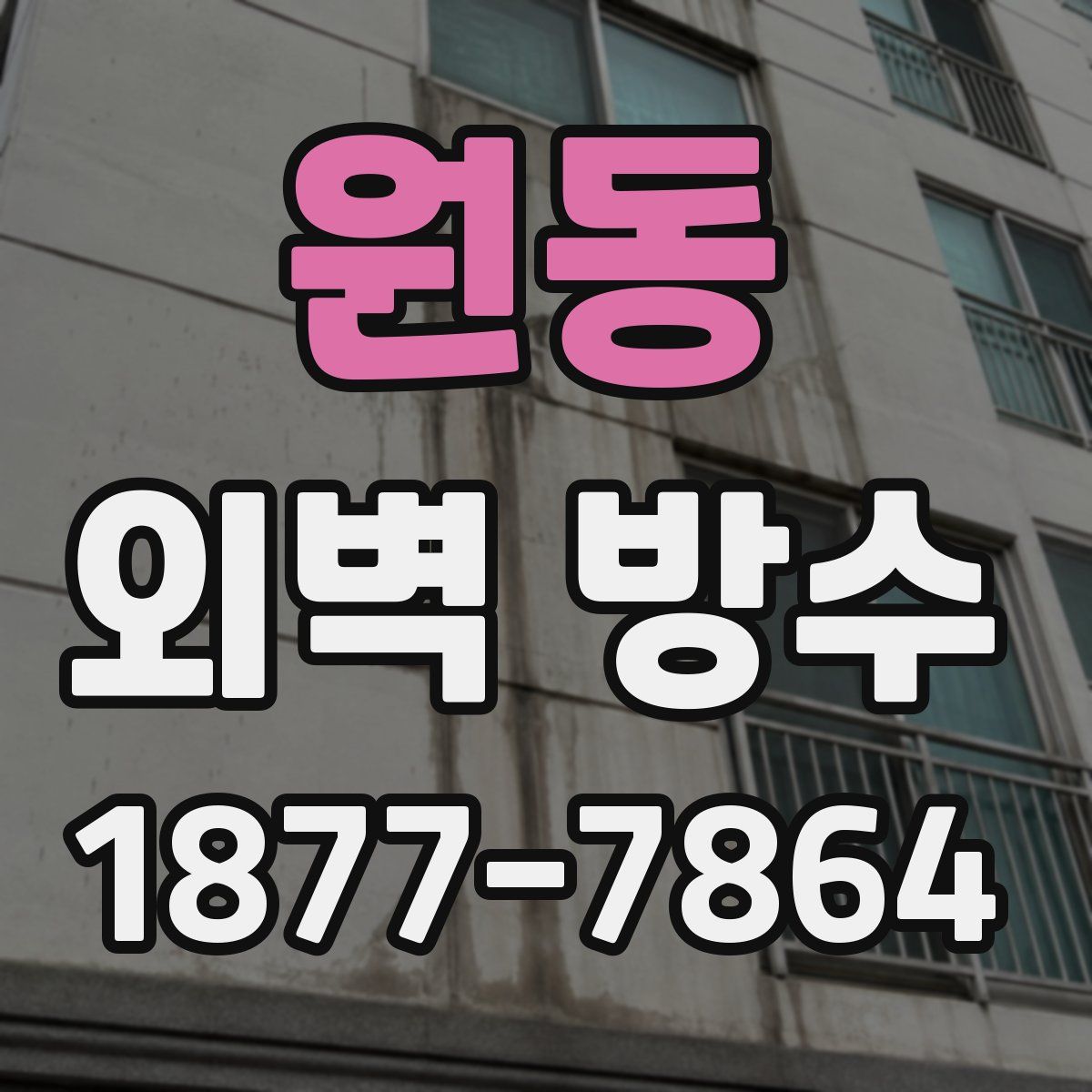원동 외벽 방수