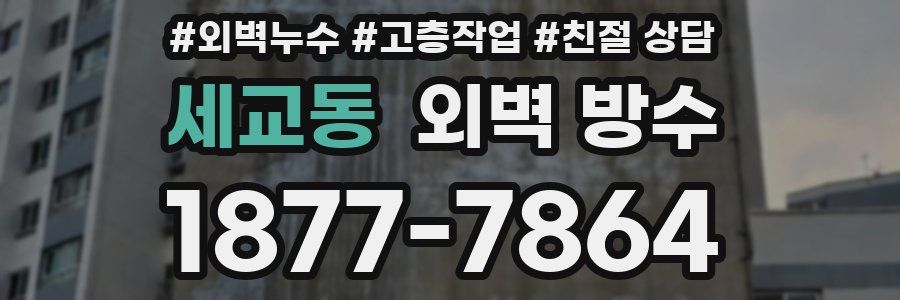 세교동 외벽 방수