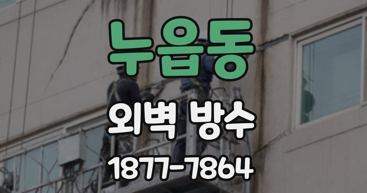 누읍동 외벽 방수