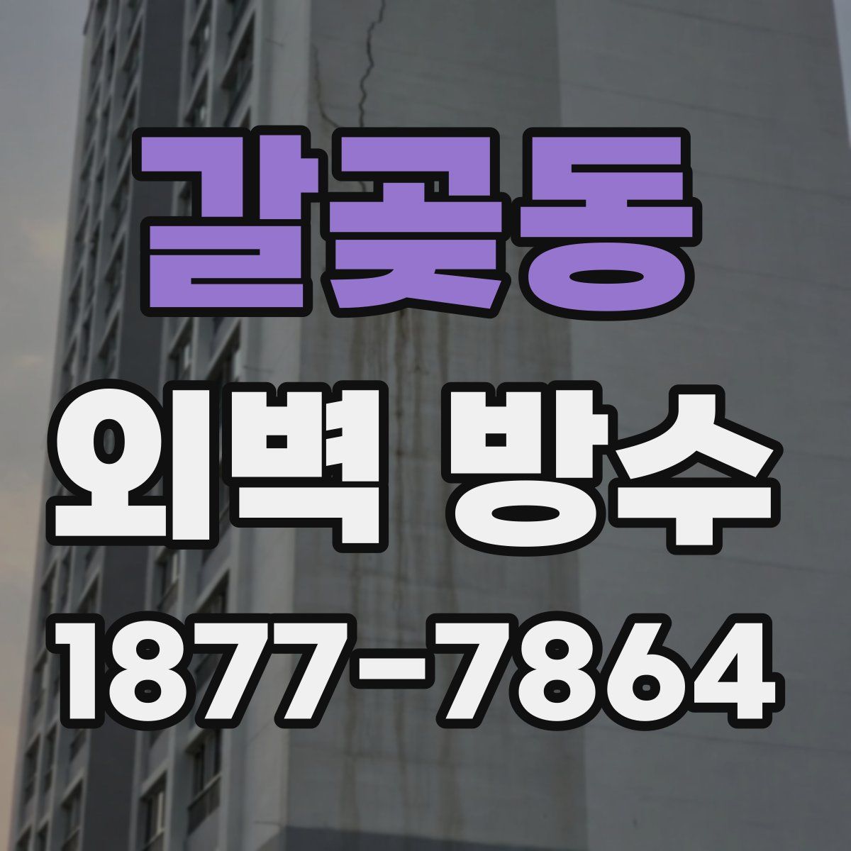 갈곶동 외벽 방수