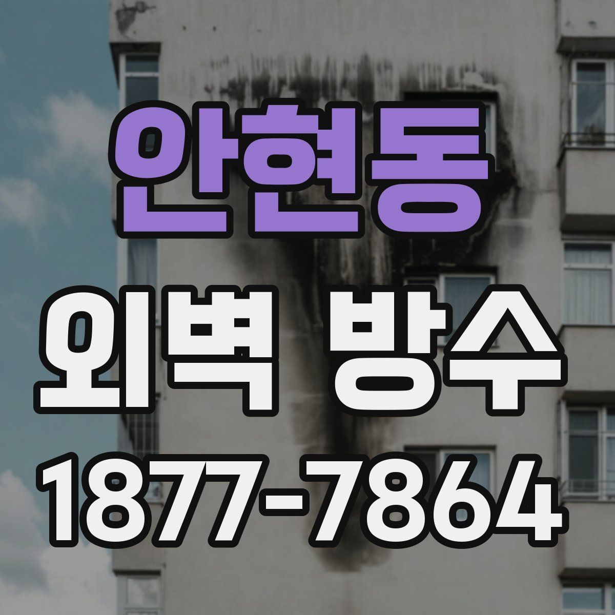 안현동 외벽 방수