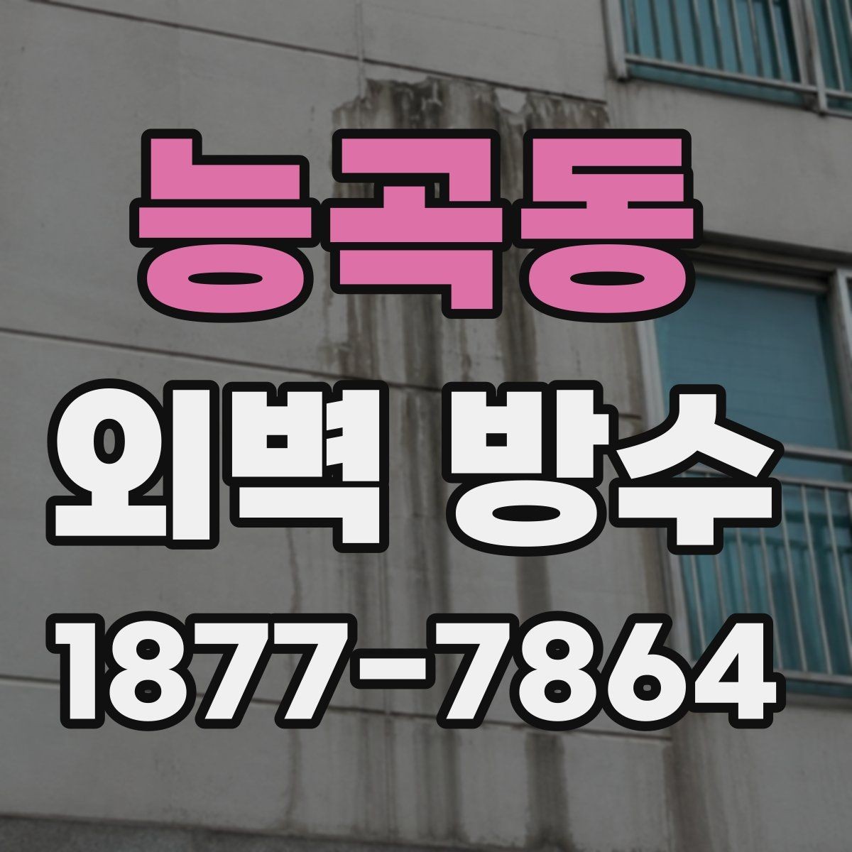능곡동 외벽 방수 비용 산정 방식과 견적 구조