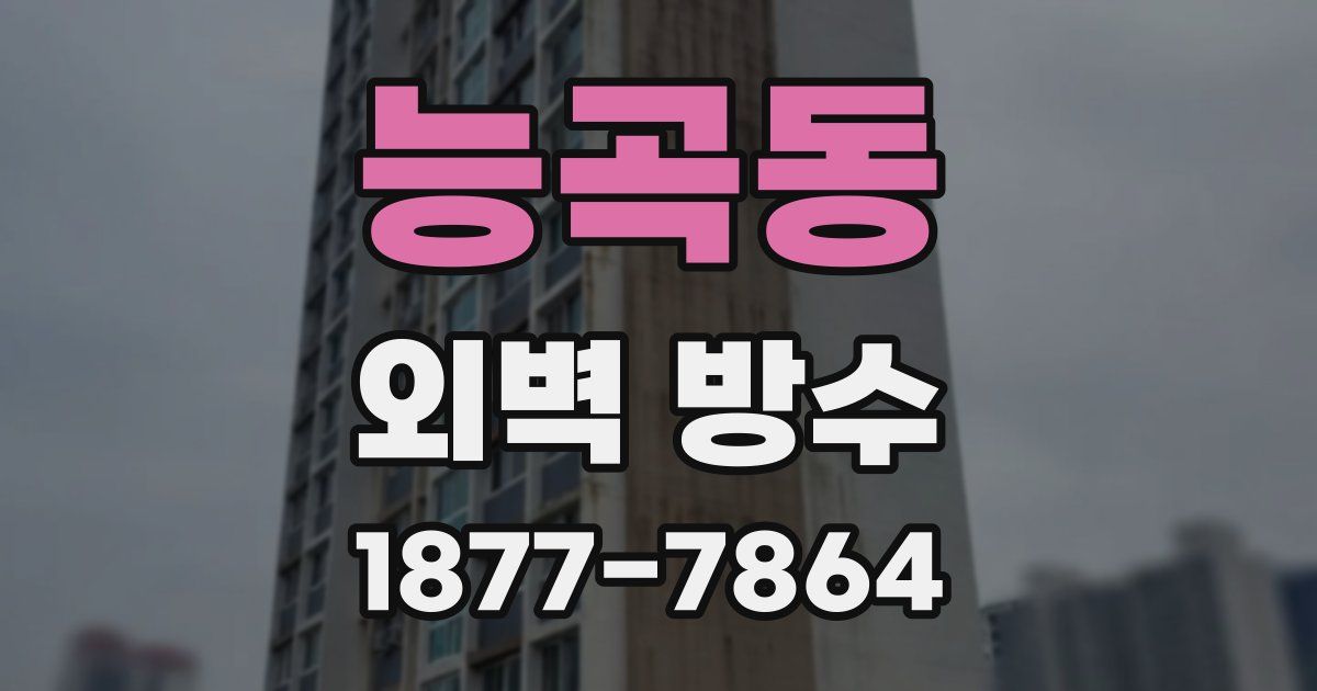 능곡동 외벽 방수