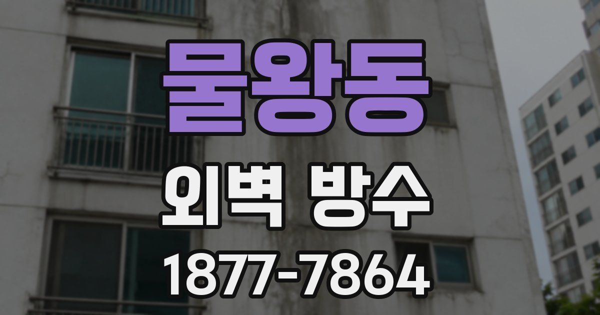 물왕동 외벽 방수