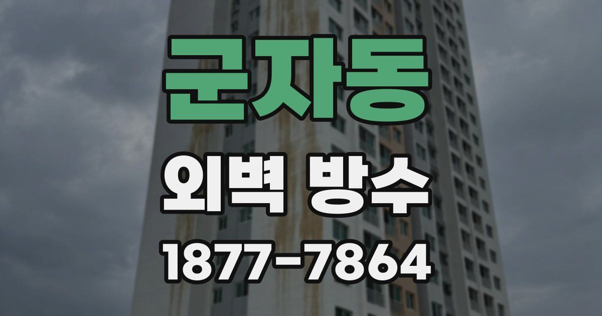 군자동 외벽 방수