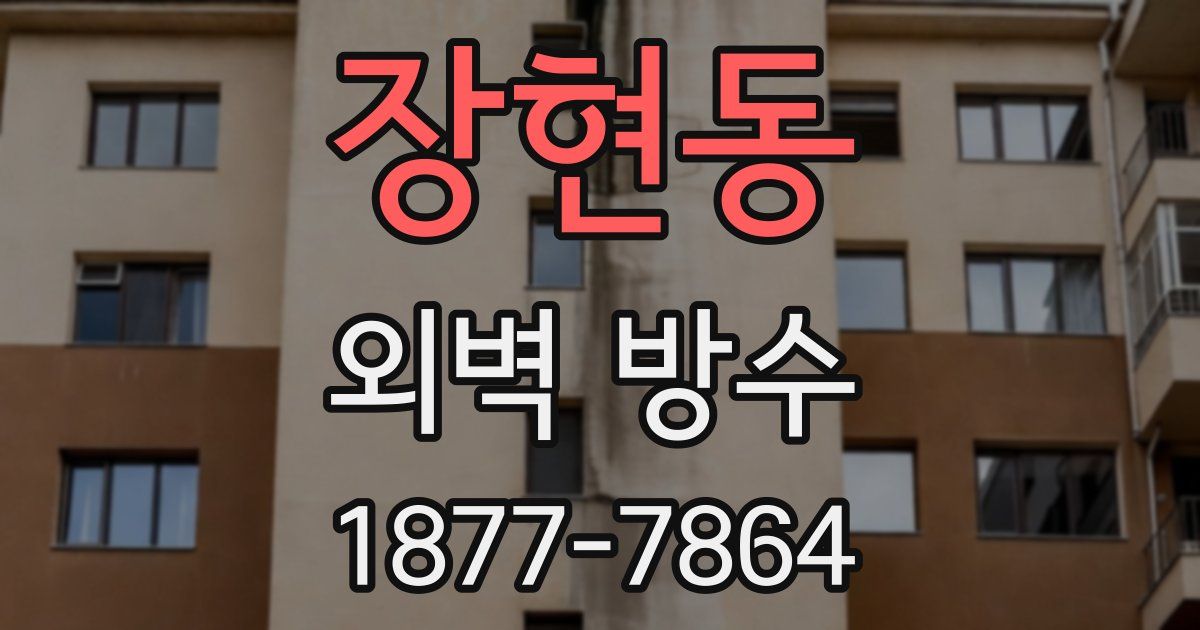 장현동 외벽 방수