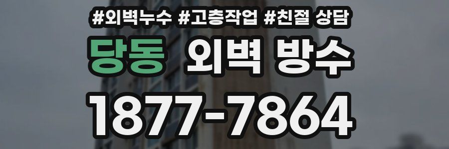 당동 외벽 방수