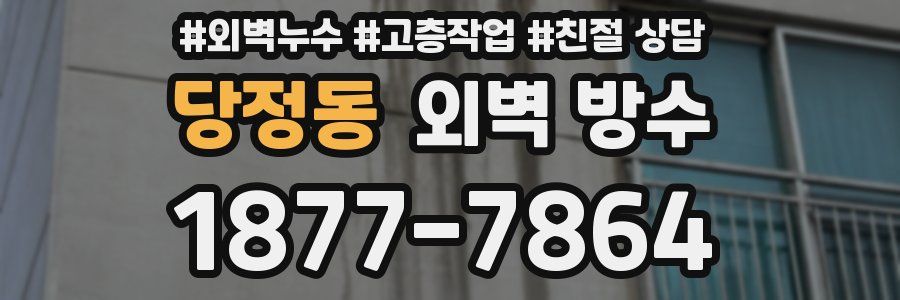 당정동 외벽 방수