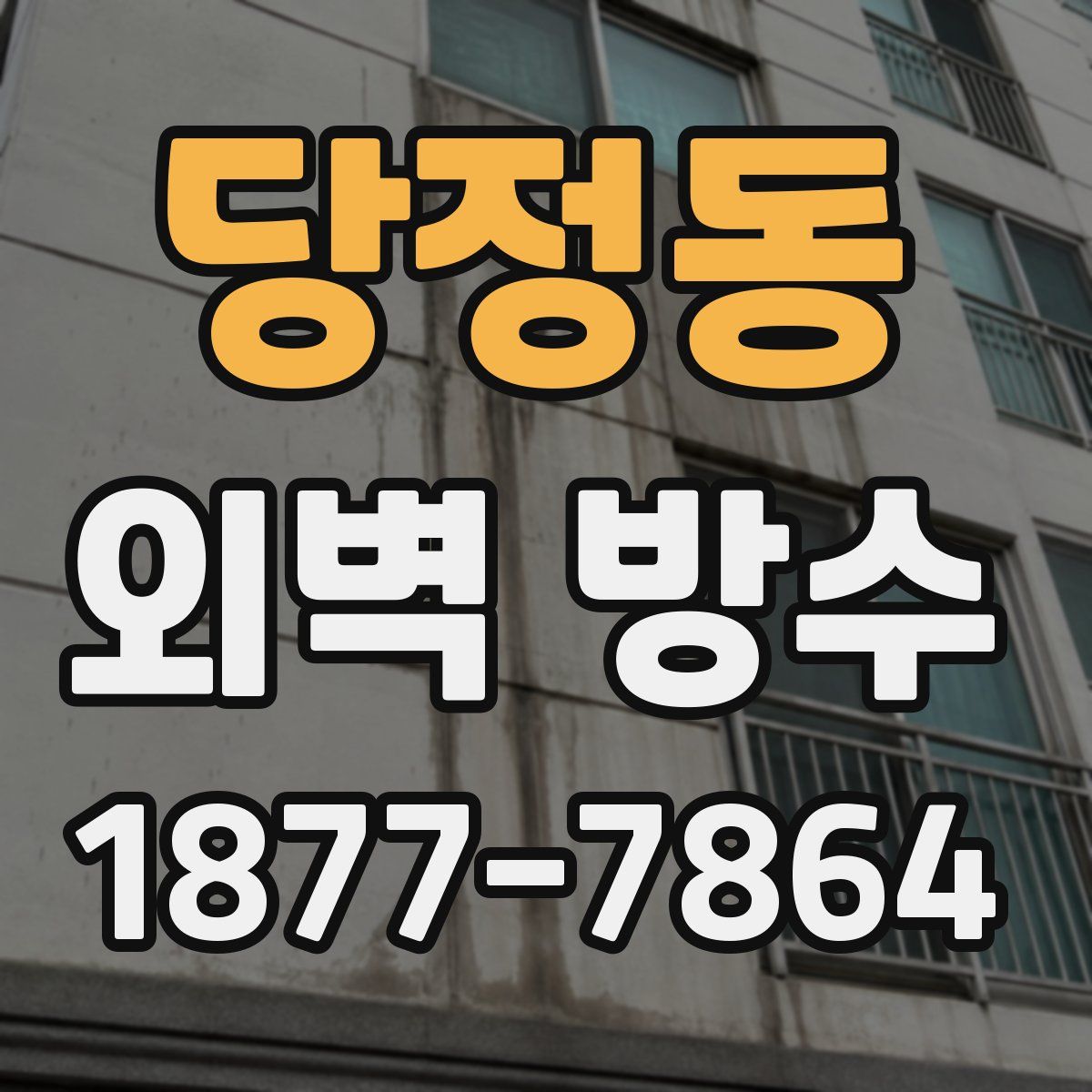 당정동 외벽 방수