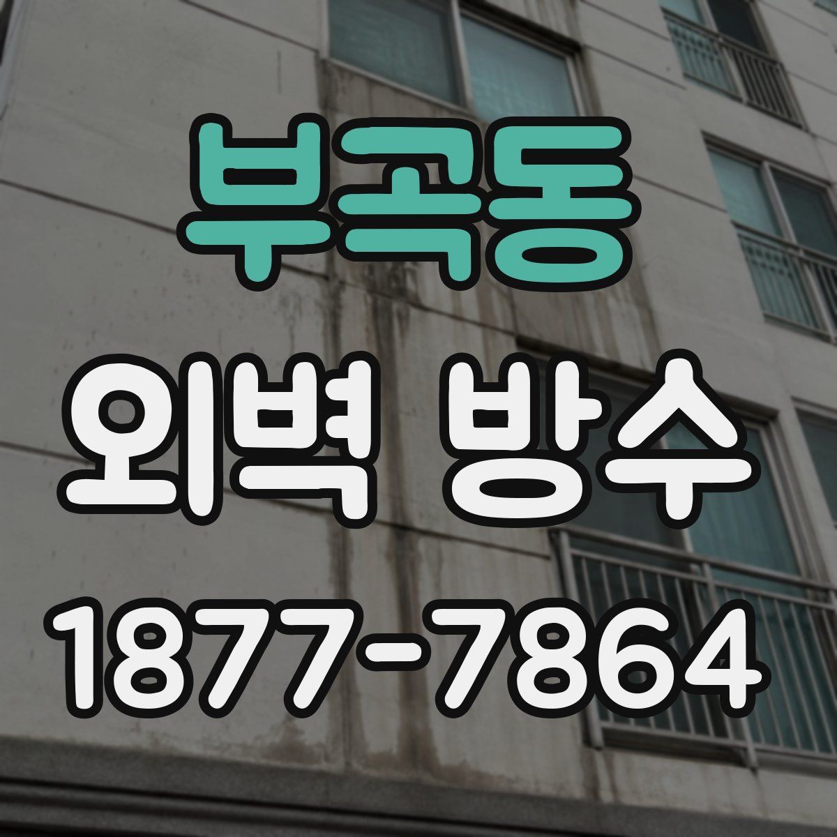 부곡동 외벽 방수