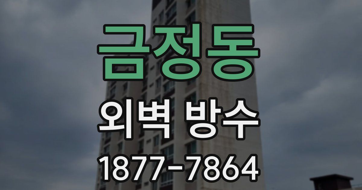금정동 외벽 방수