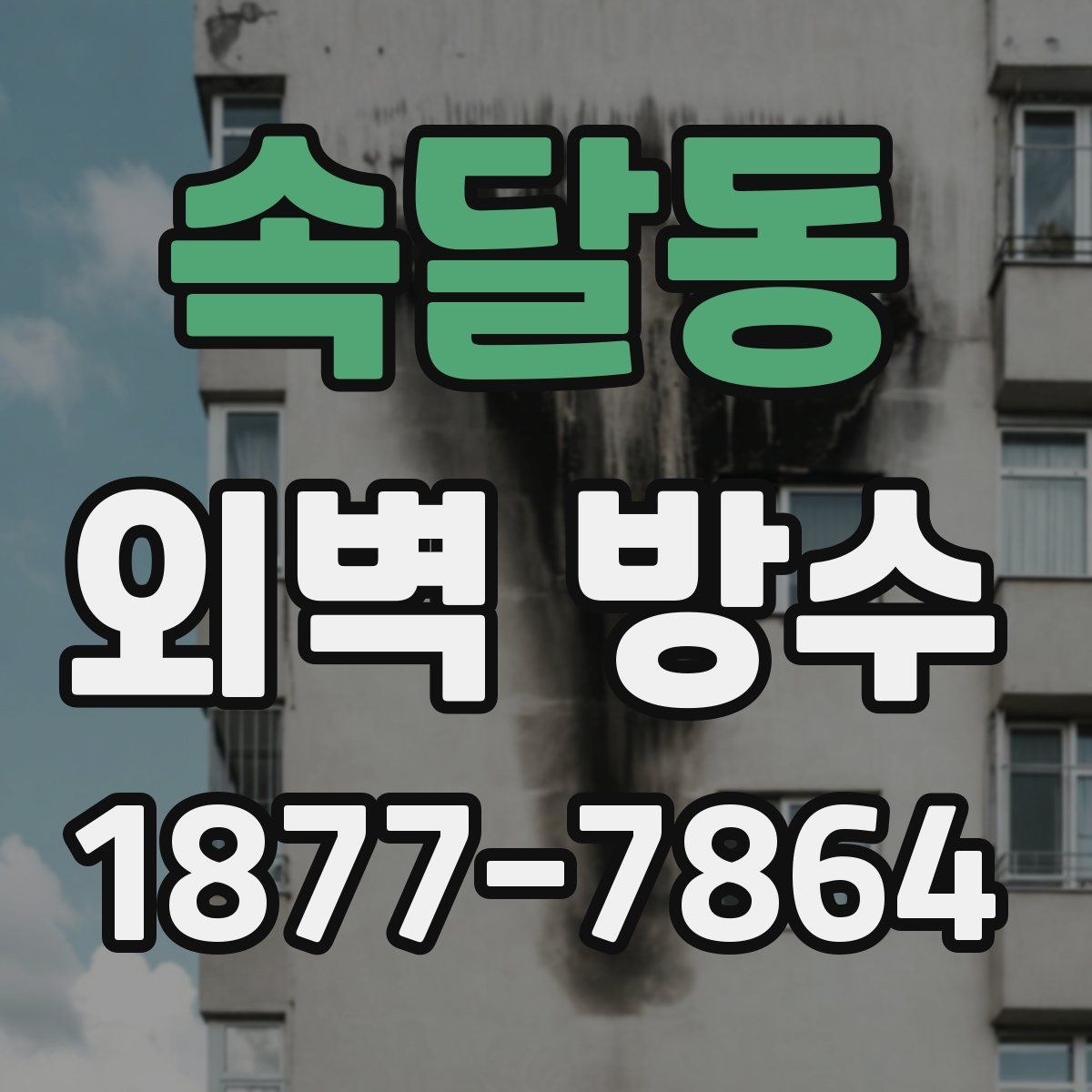 속달동 외벽 방수