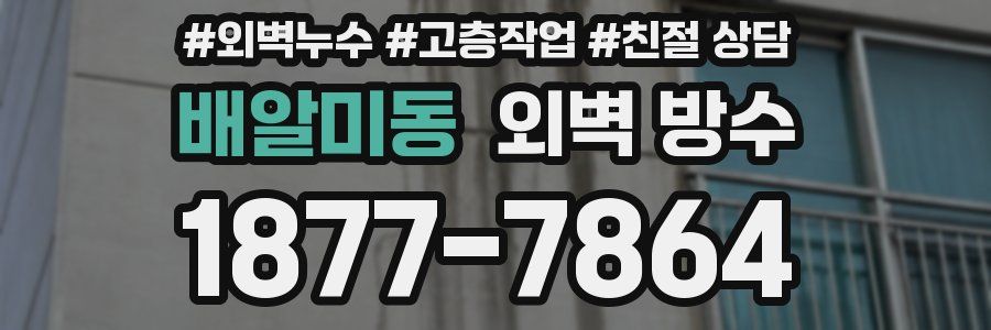 배알미동 외벽 방수