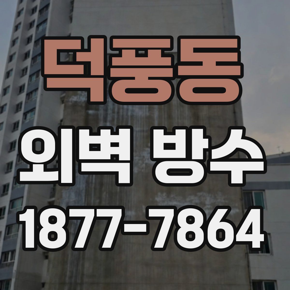 덕풍동 외벽 방수