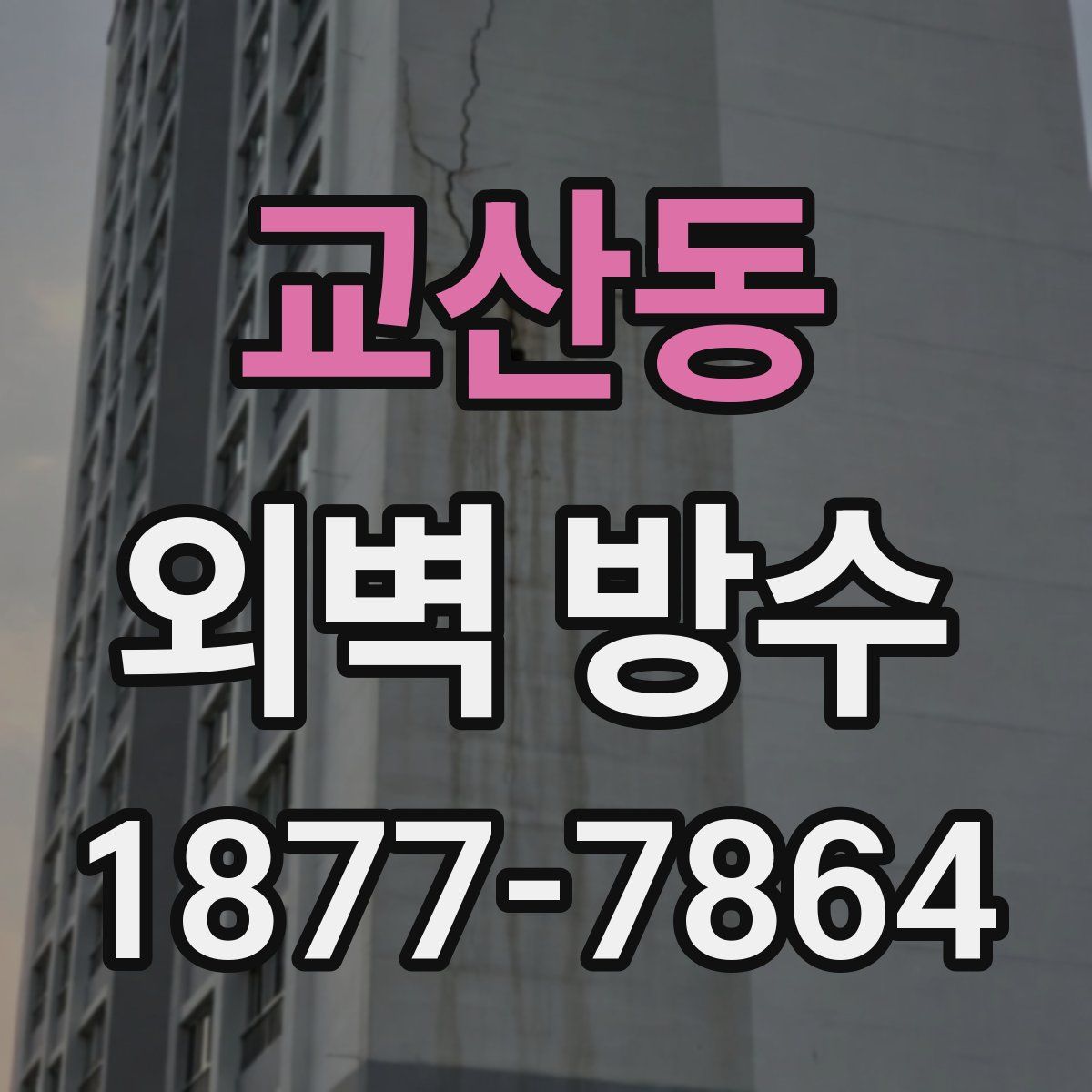 교산동 외벽 방수