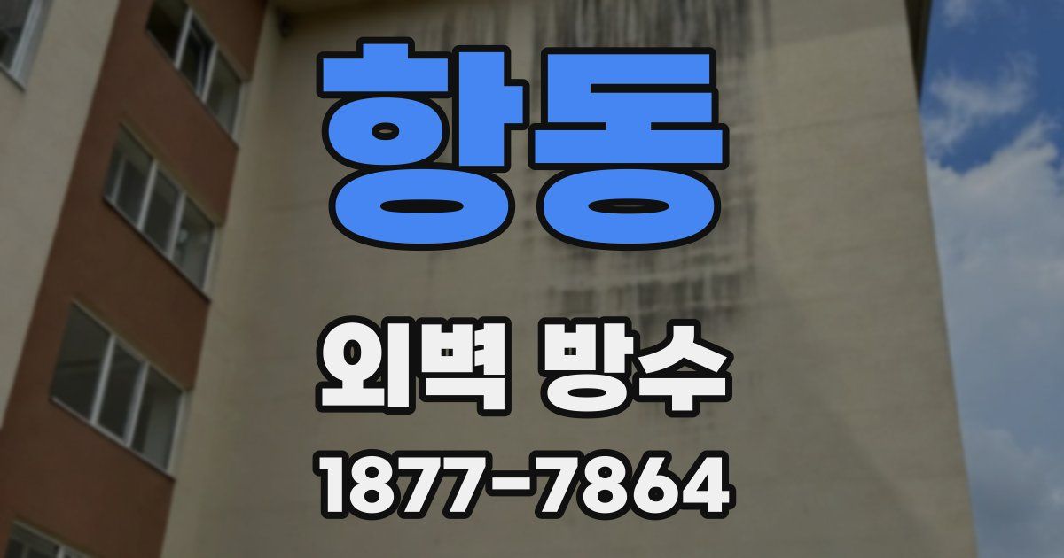 항동 외벽 방수