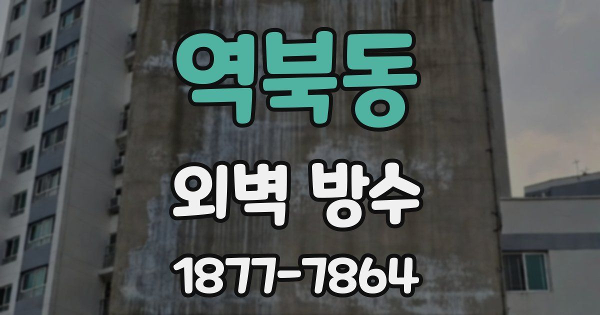 역북동 외벽 방수