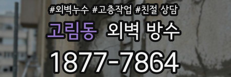 고림동 외벽 방수