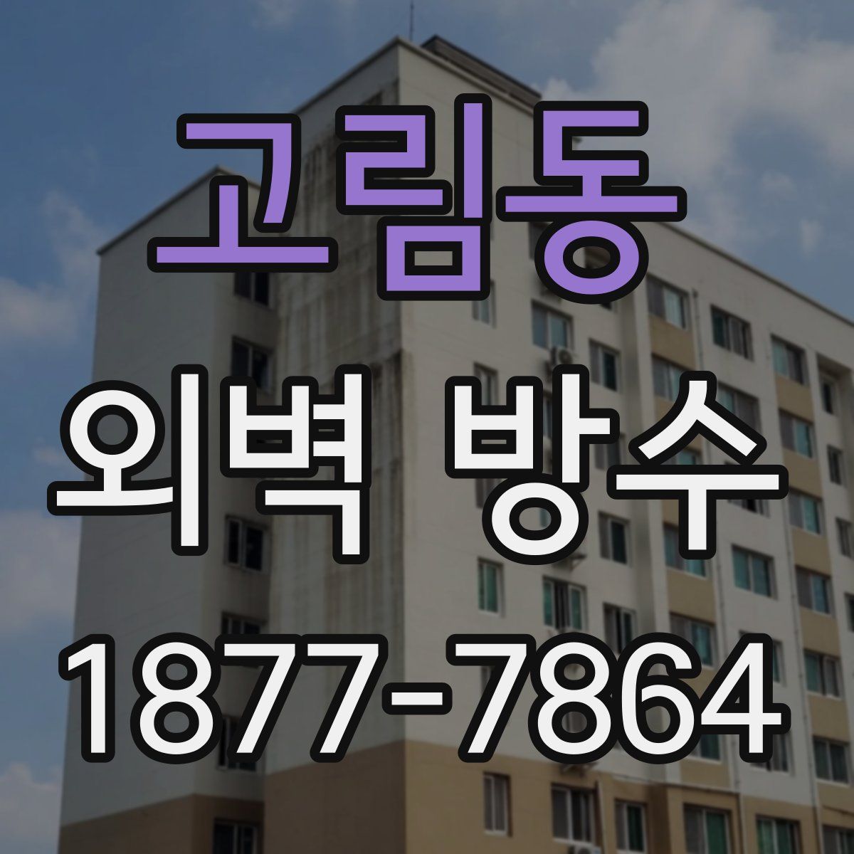 고림동 외벽 방수