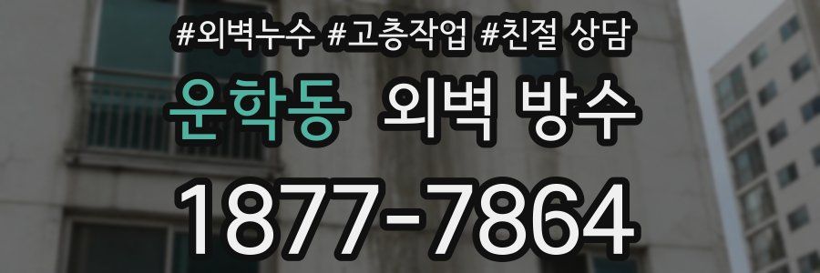 운학동 외벽 방수