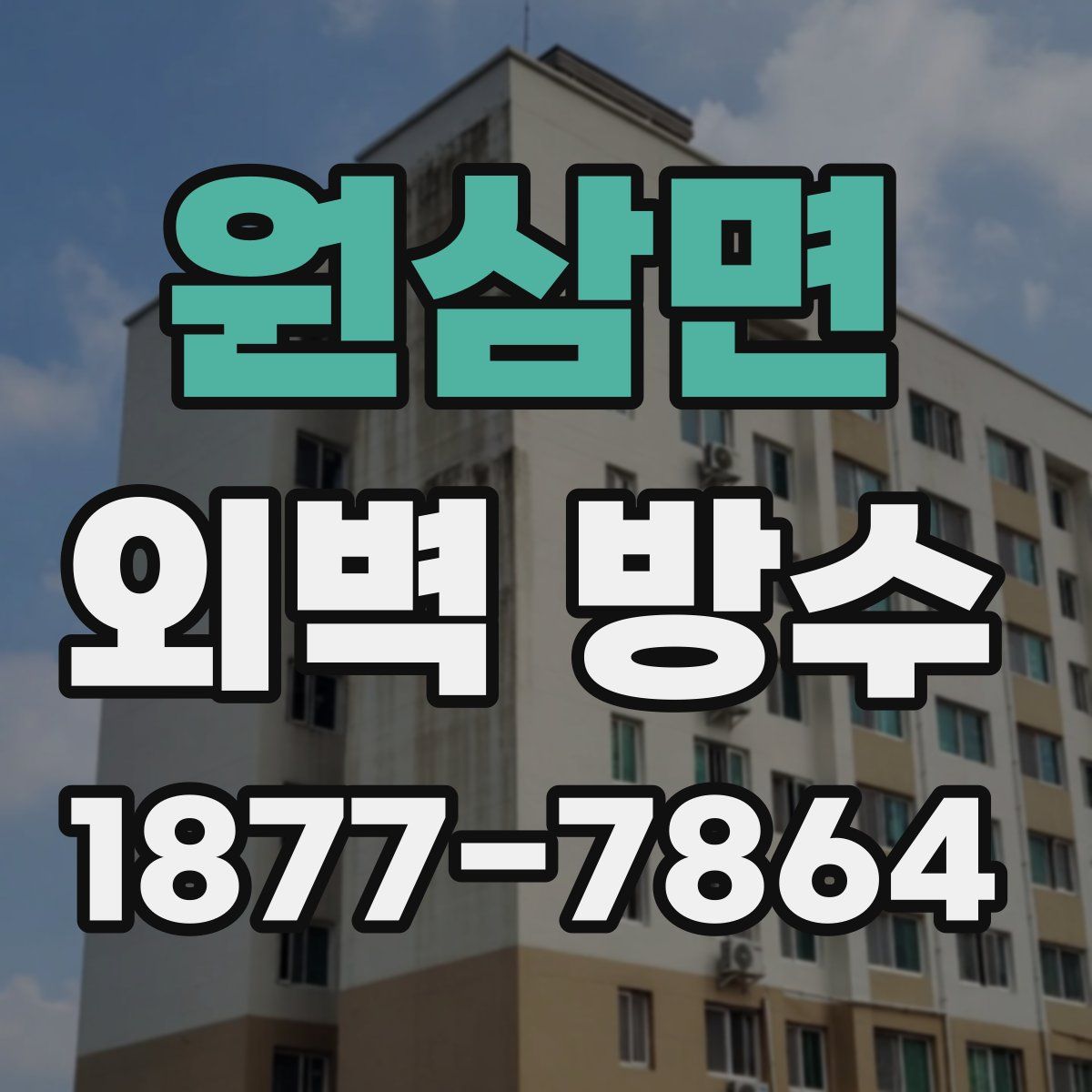 원삼면 외벽 방수