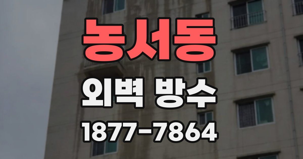 농서동 외벽 방수