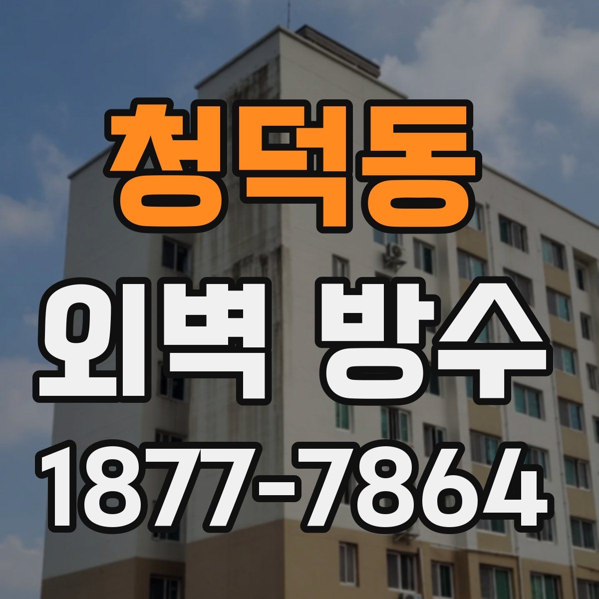 청덕동 외벽 방수