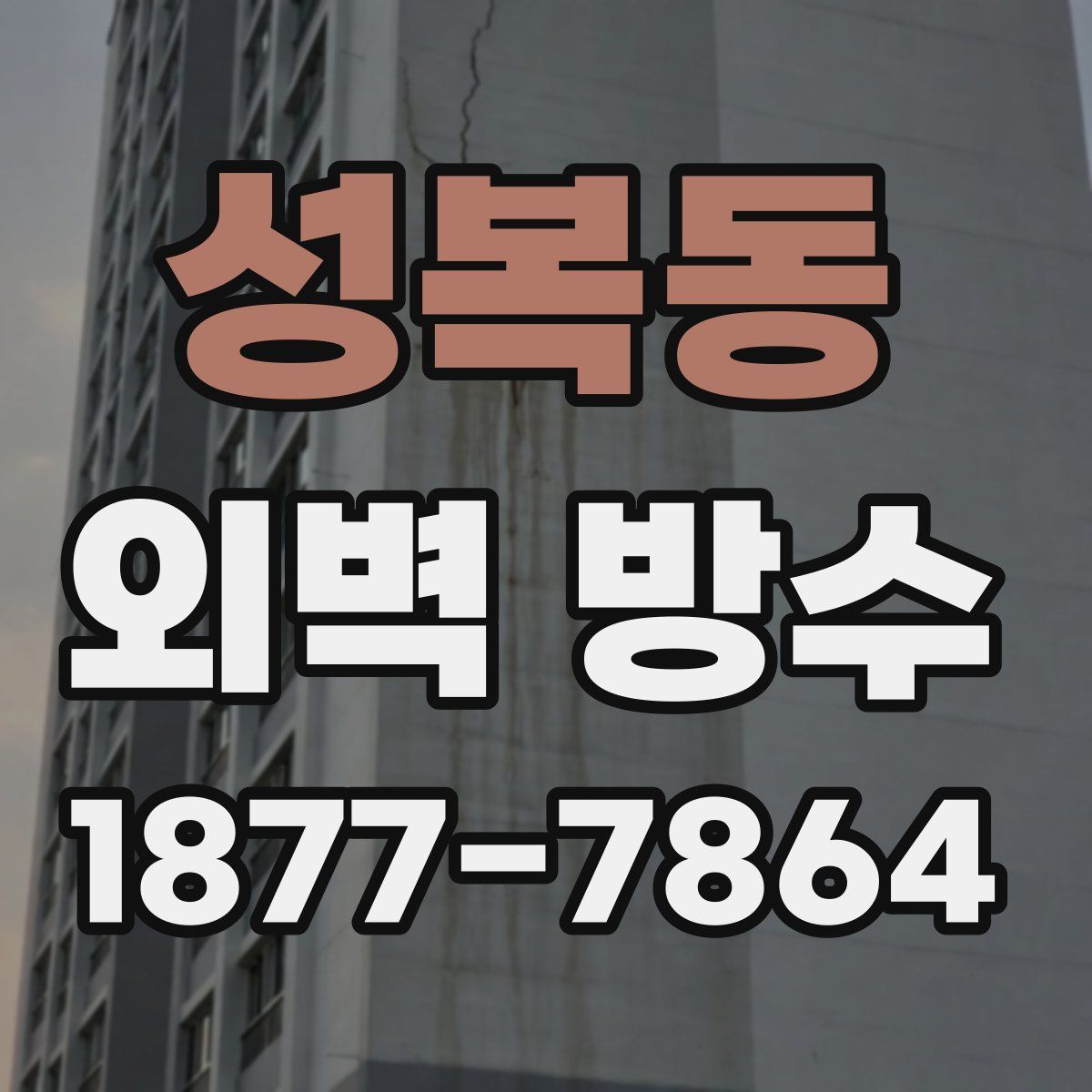 성복동 외벽 방수
