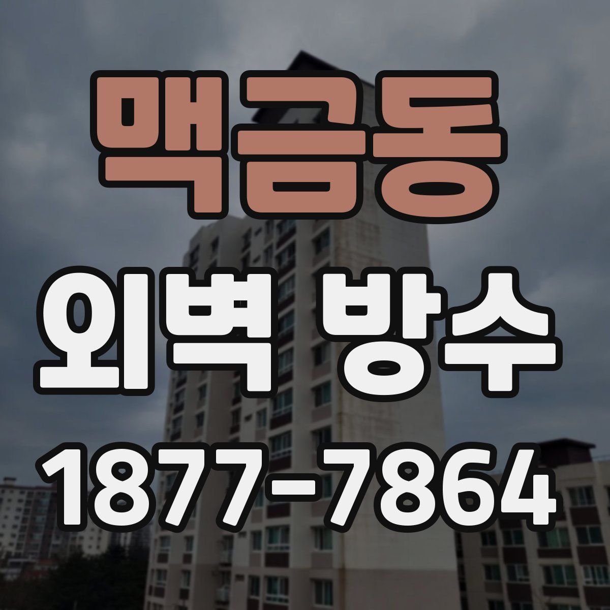 맥금동 외벽 방수