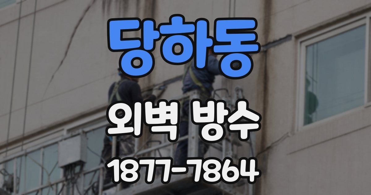 당하동 외벽 방수