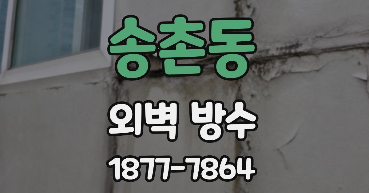 송촌동 외벽 방수