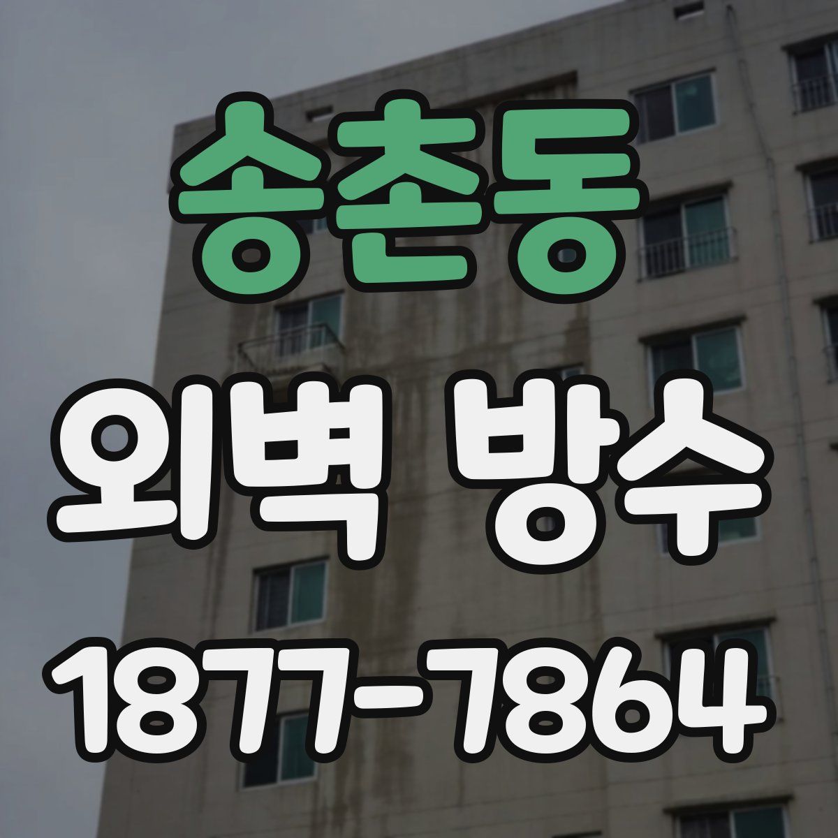 송촌동 외벽 방수