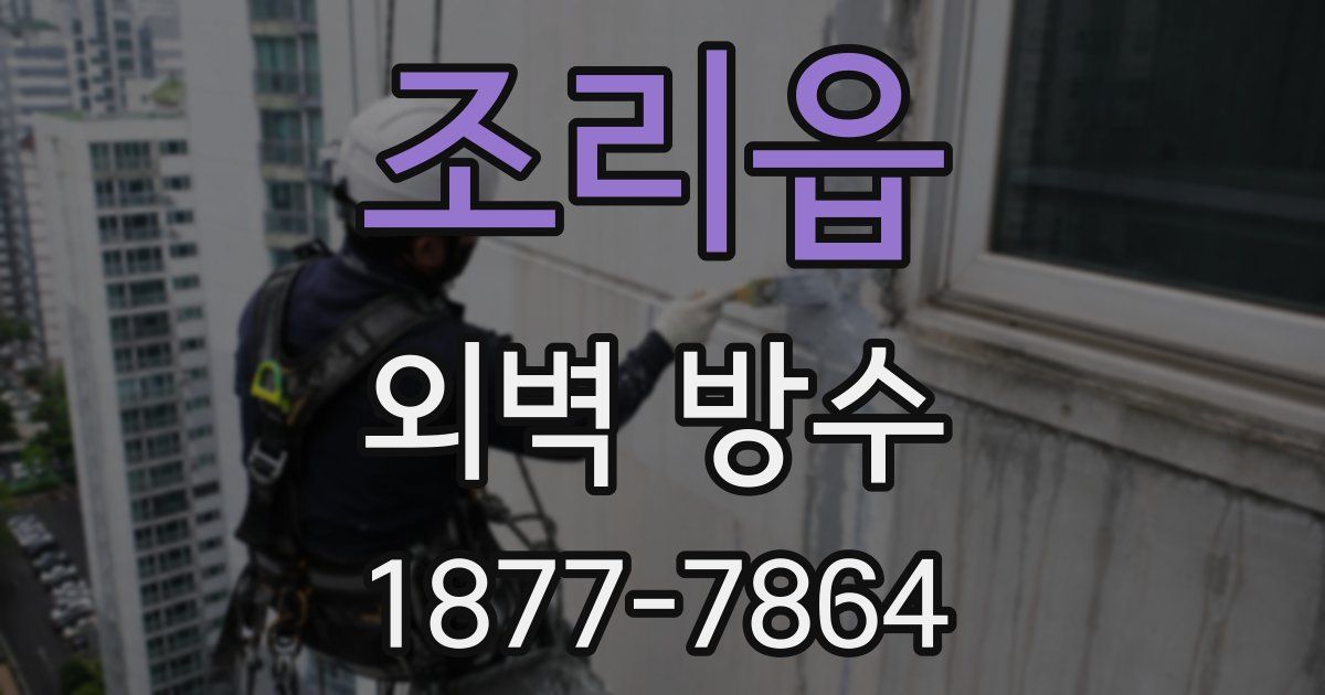 조리읍 외벽 방수