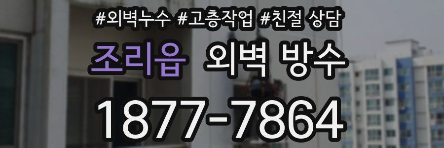 조리읍 외벽 방수