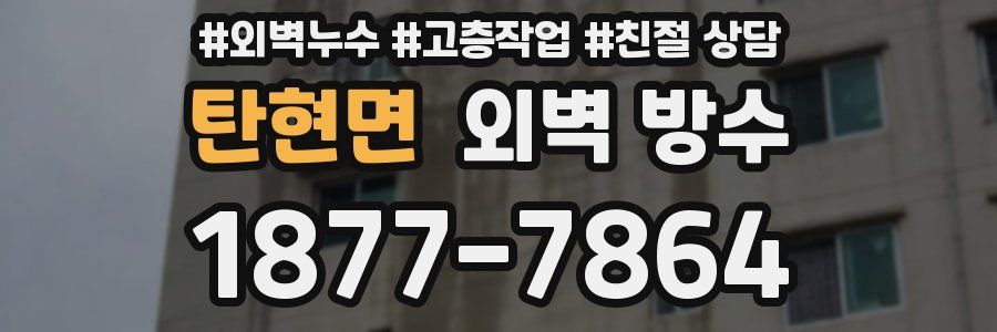 탄현면 외벽 방수