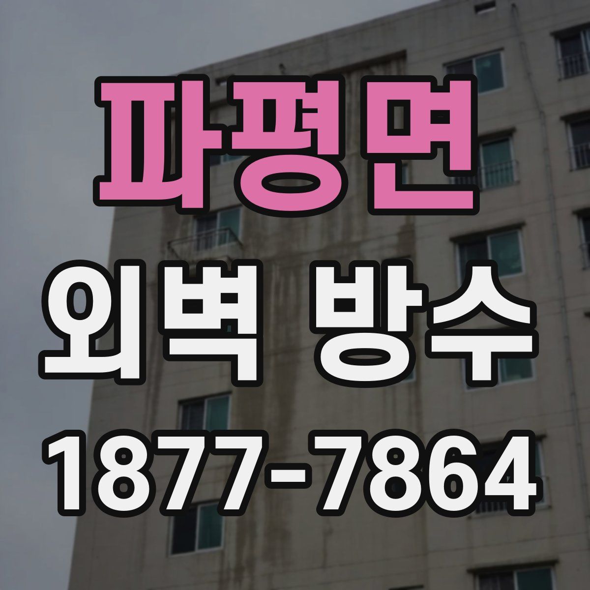 파평면 외벽 방수