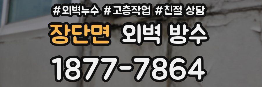 장단면 외벽 방수