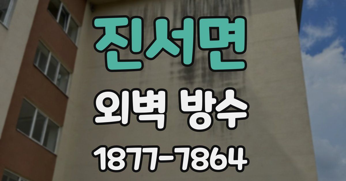 진서면 외벽 방수