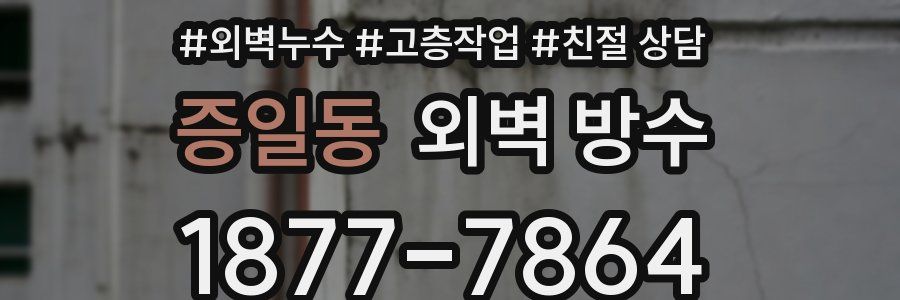 증일동 외벽 방수