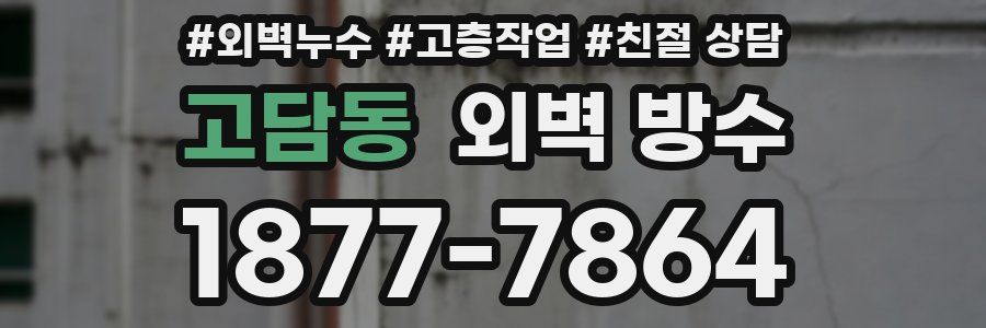 고담동 외벽 방수