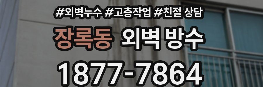 장록동 외벽 방수