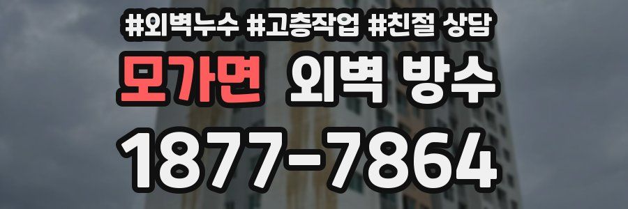 모가면 외벽 방수