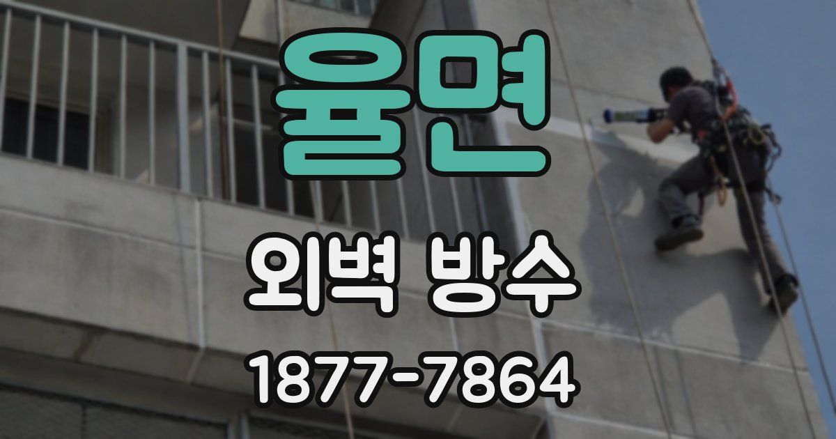 율면 외벽 방수