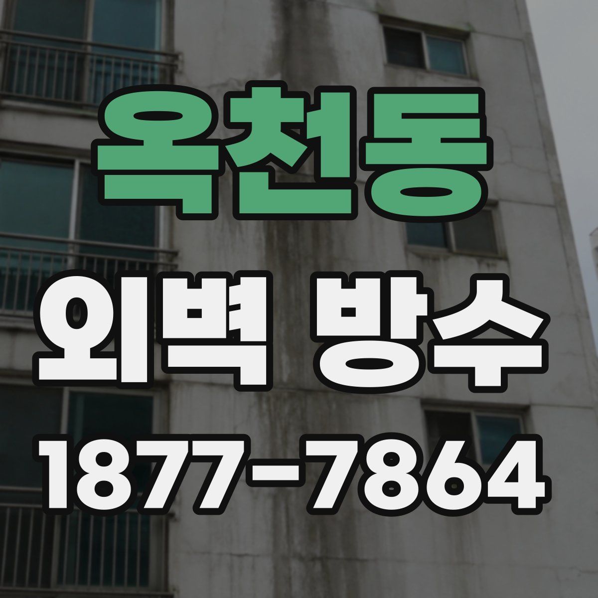 옥천동 외벽 방수