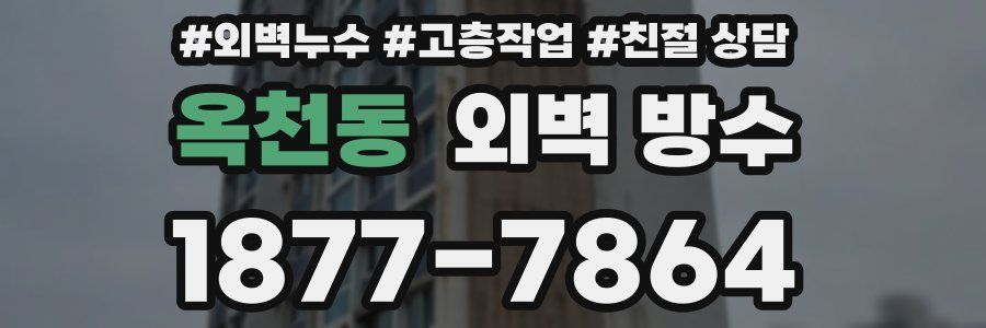 옥천동 외벽 방수
