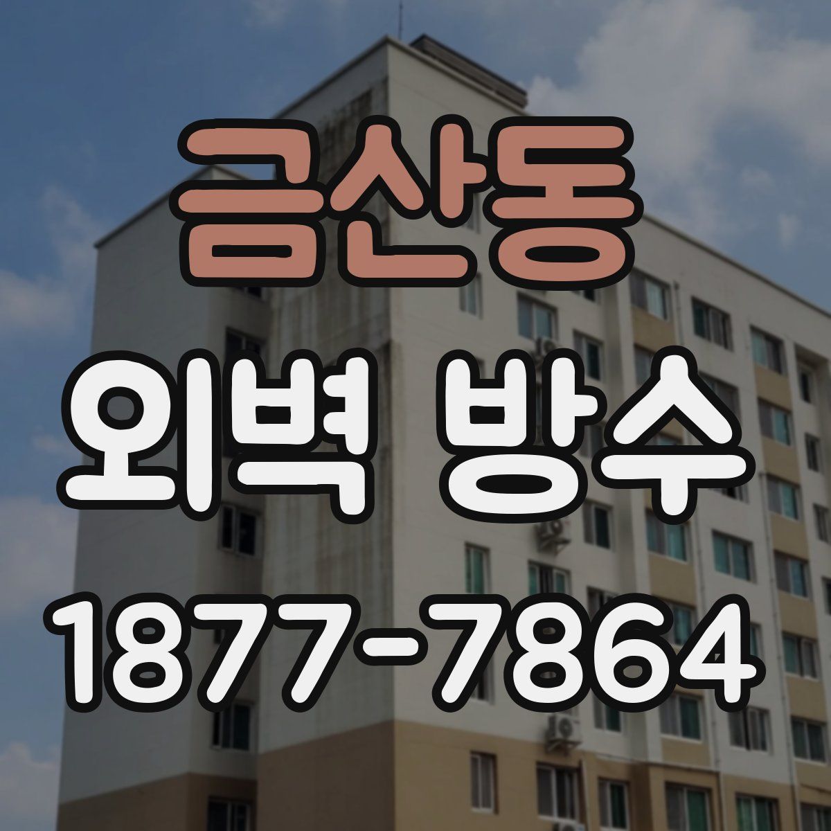 금산동 외벽 방수