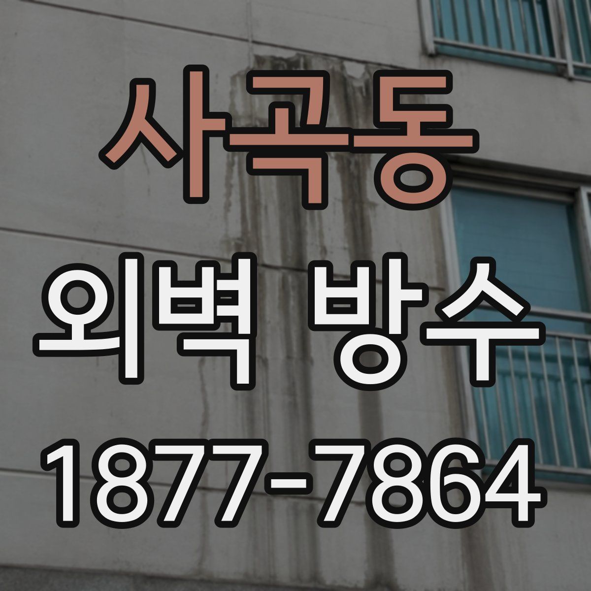 사곡동 외벽 방수