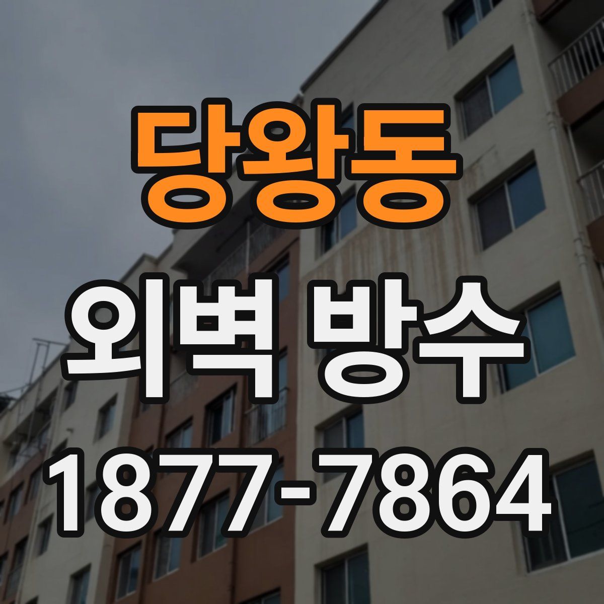 당왕동 외벽 방수