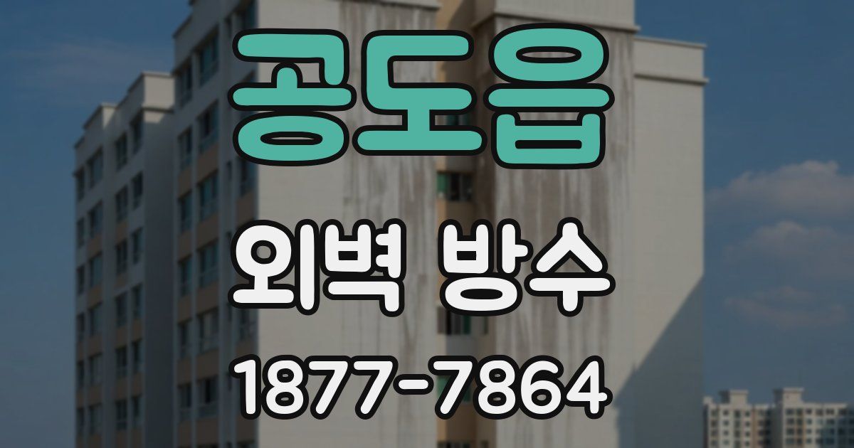 공도읍 외벽 방수